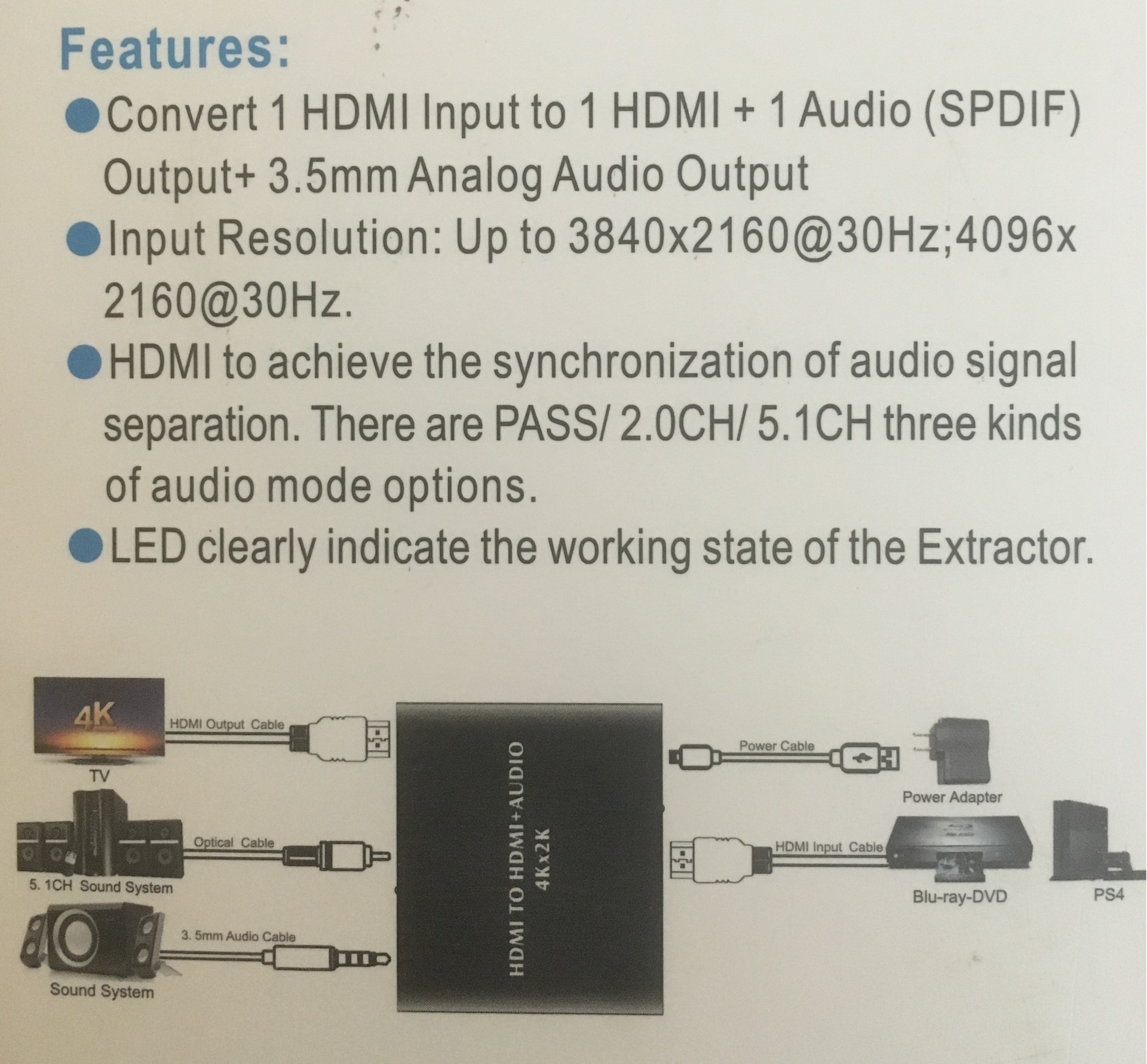 Как из hdmi вытащить звук